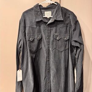 Tecovas Charcoal Casual Button-Down Shirt